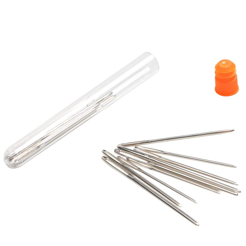Hekisn Large-Eye Blunt Needles, Stainless Steel Yarn Knitting Needles, Sewing Needles, Crafting Knitting Weaving Stringing Needles, Perfect for Finishing Off Crochet Projects (18 Pieces) 18 Pieces - NewNest Australia