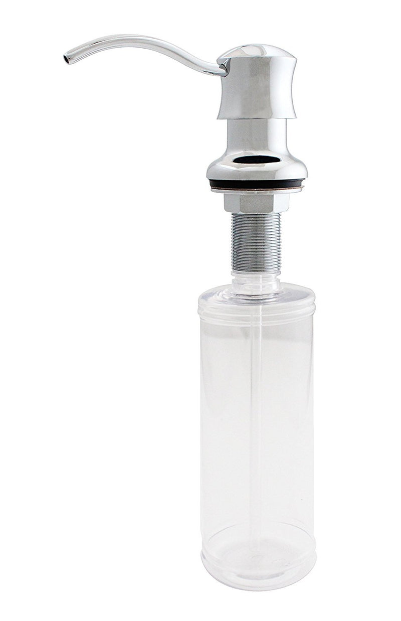 Keeney K612PC Premium Style Soap or Lotion Dispenser with Large Capacity Bottle (16 oz.), Polished Chrome - NewNest Australia