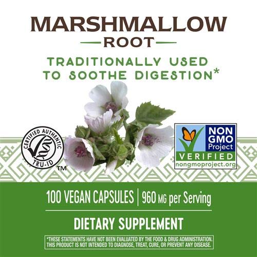 Natures Way Marshmallow Root, 455mg 100 Capsules, Packaging May Vary - NewNest Australia