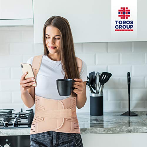 Lux Posture Corrector Straightener Shoulder Back Posture Corrector Posture Trainer With Adjustable Size Adjustable Made Of The Highest Quality Neoprene Beige X-Large - NewNest Australia