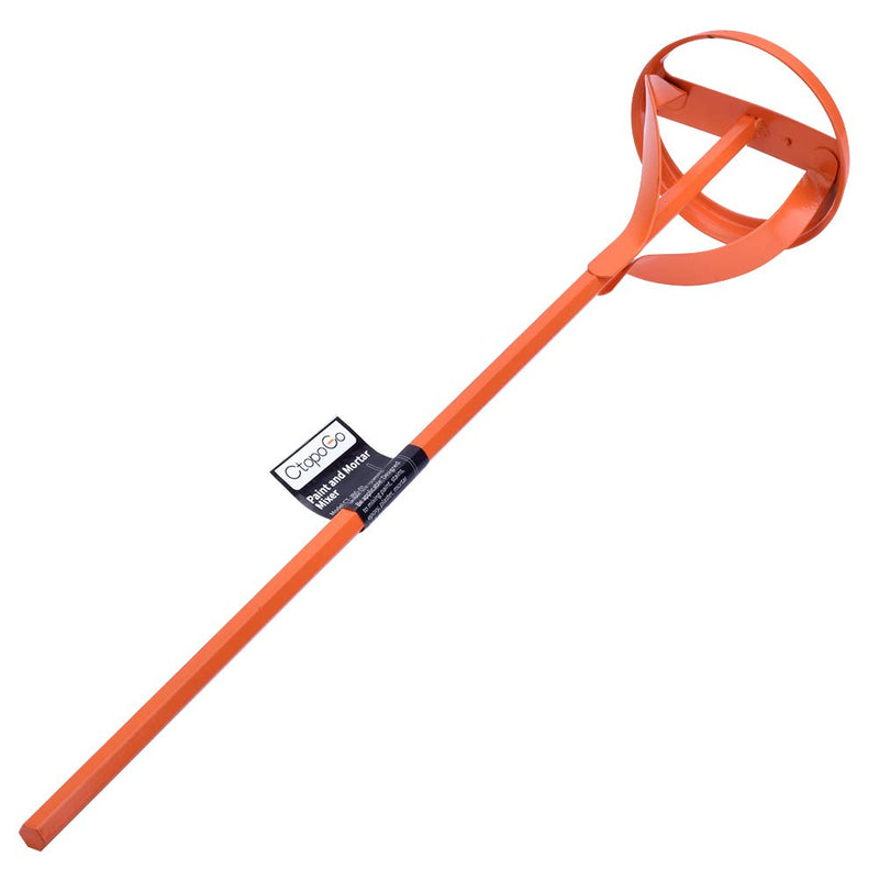 Paint & Mortar Mixer| 16" L, 3" Dia Compound, Sealer, Grout, Thinset, Plaster, Mud, Cement Mixer Stirring Paddle -Professional Paint Mixer Attachment-Zinc Plated Steel (Style# 01) Style# 01 - NewNest Australia