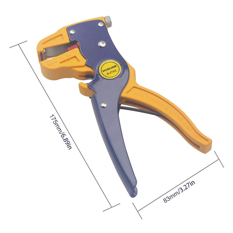 VCELINK Automatic Wire Stripper and Cutter, Professional 2 in 1 Adjustable Automatic Cable Wire Stripper and Cutter&Eagle Nose Pliers - NewNest Australia