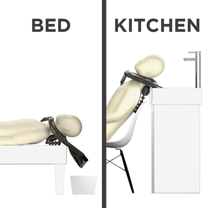 Mobile Salon - Portable Inflatable Rinse Basin for Washing and Cutting Hair at Home and in Bed Without a Salon Chair - NewNest Australia