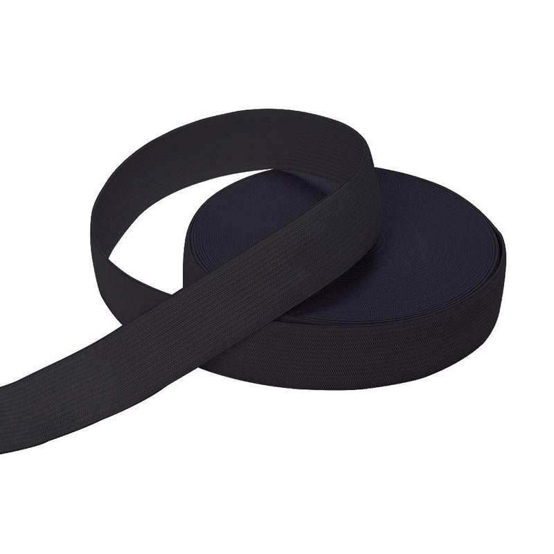 Airisoer Elastic Bands for Sewing Black Knit Elastic Spool High Elasticity Wide 1 Inch x 12 Yard - NewNest Australia