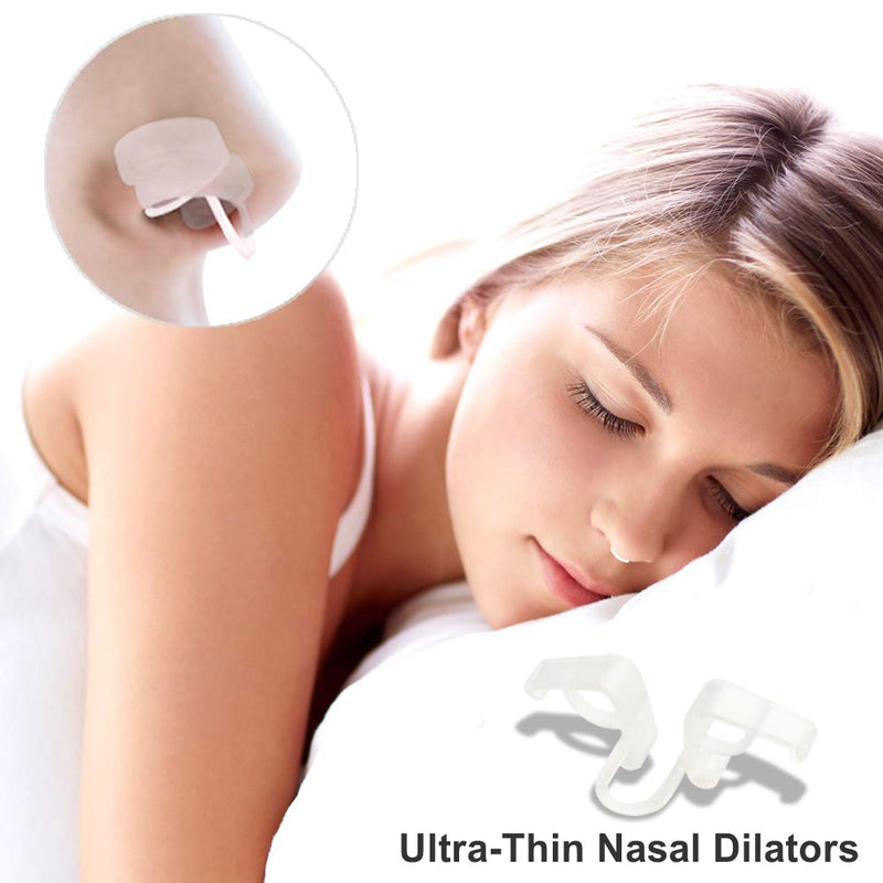 Woodyknows Anti Snoring Nose Dilator, Ultra Thin Model, Snoring Solution, Nose Blockage Relief, Sleeping Aid, Inner Nose Strips, Stop Mouth Breathing, Moderate Stretching - NewNest Australia