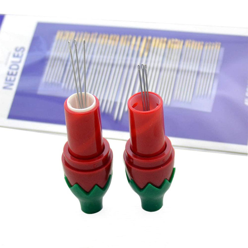 NX Garden Needle Case 3PCS Chili Shaped Needles Storage Container Needle Holder Sewing Tool Knitting Accessorie for Needlework DIY Craft Tool - NewNest Australia