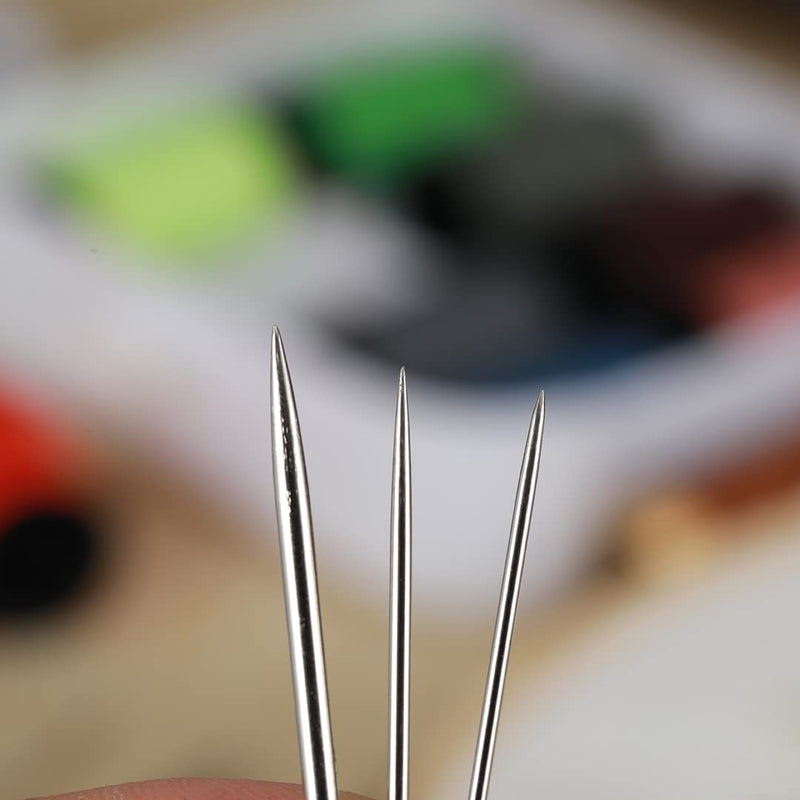 yklbpd 18 Pieces Large Eye Sewing Needles, Handmade Yarn Knitting Needles, Sewing Sharp Needles, Stainless Steel Embroidery Thread Needle Leather Needle Tapestry Needle - NewNest Australia