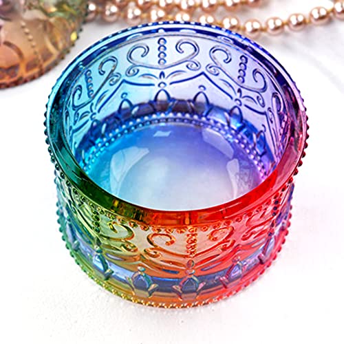 Concrete Flower Pot Silicone Molds Retro Pattern Art Design Silicone Planter Molds Succulent Plants Cement Clay Molds Epoxy Jewelry Storage Box Moulds - NewNest Australia