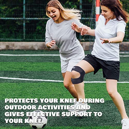 Thx4COPPER Compression Dual Patella Knee Brace for Pain Relief, Adjustable Knee Strap Support for Running, Jumper, Gym Exercise, Arthritis, Tendonitis, Injury Recovery, Joints and Muscles-XXL XXL - NewNest Australia