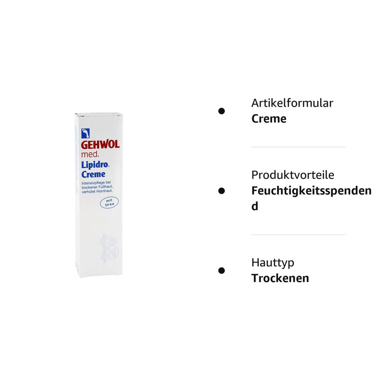 Gehwol med Lipidro cream, 125 ml - NewNest Australia