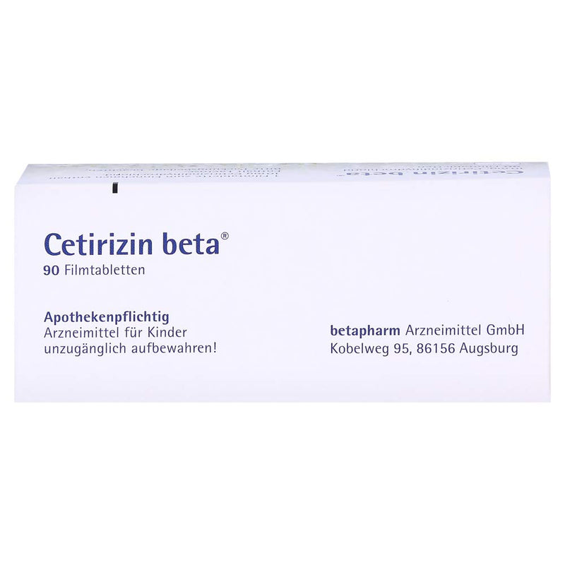 Cetirizine beta film-coated tablets, 90 pcs - NewNest Australia