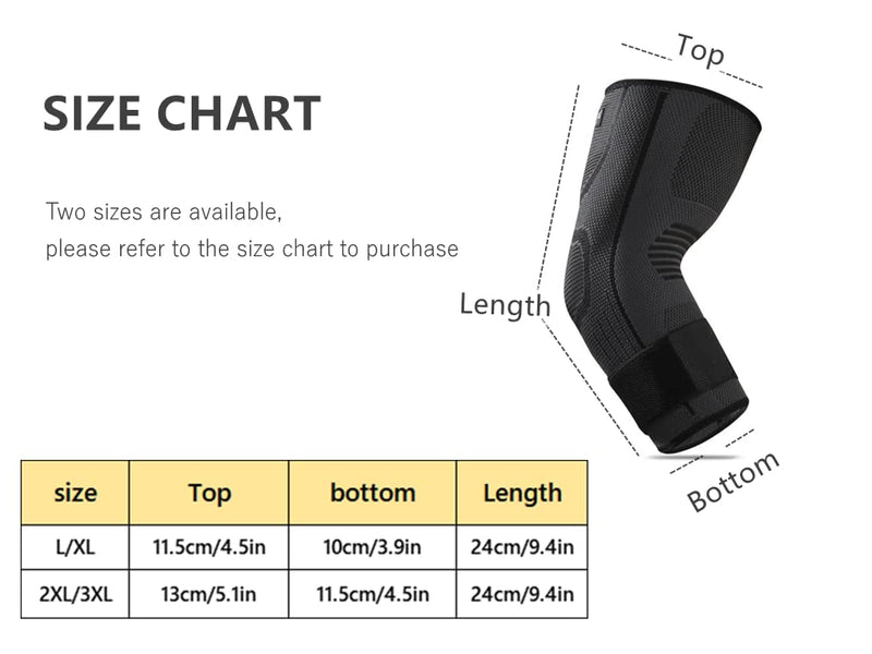 Solo Actfit Breathable Elbow Support With Velcro Fastening, Elbow Brace Adjustable, Compression Arm Supports For Tendonitis, Golf, Tennis, Weightlifting (Black X Single, L/Xl) - NewNest Australia