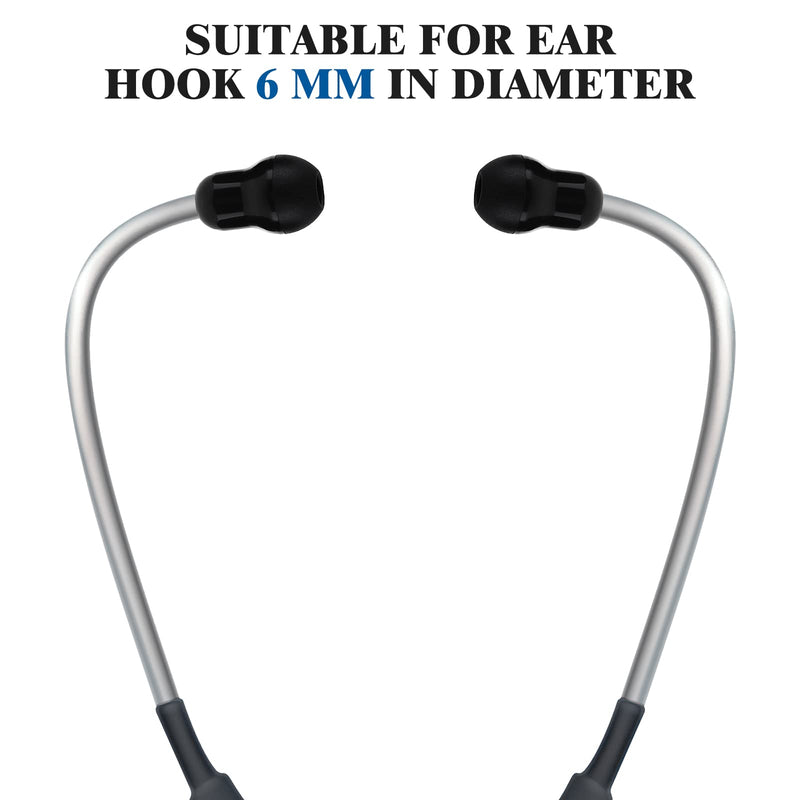 Supvox Stethoscope Ear Tip Replacement Universal Soft Silicone Earplugs for Littmann Stethoscope 2.5 mm Pack of 10 - NewNest Australia