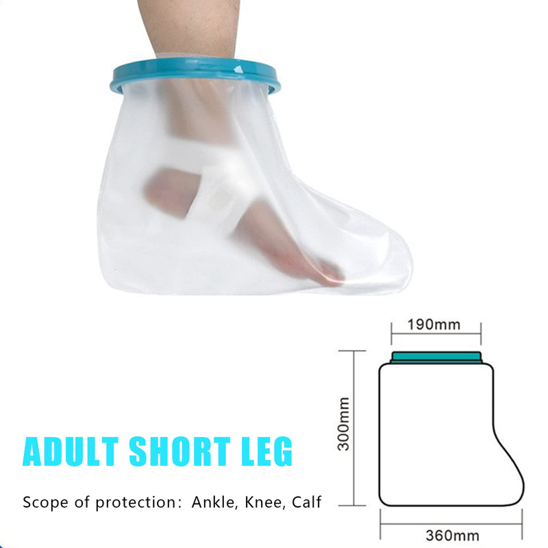 Shower Protection Foot Non-Slip Bandage Protection Waterproof Cast Protection For The Shower, Plaster Protection Foot Hold, Reusable, Plaster Bandage Protection Waterproof For Foot, Ankle (S) - NewNest Australia