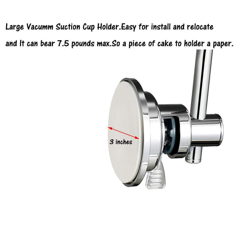 BOPai Modern Vacuum Suction Cup Toilet Paper Holder,Removable Bracket for Bathroom Kitchen.Chrome - NewNest Australia