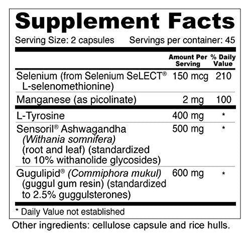 Thyroid Helper - Natural Supplement for Metabolism & Energy (90 Capsules) 90 Count (Pack of 1) - NewNest Australia