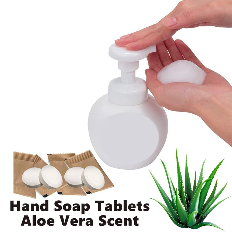 Hand Soap Tablets. Fresh Aloe Vera Scent. Pack of 10. Foaming Effervescent Liquid Soap Tabs Eco Foam for Hands & Body Washing (Aloe Vera, 10) 10 Aloe Vera Soap Tablets - NewNest Australia