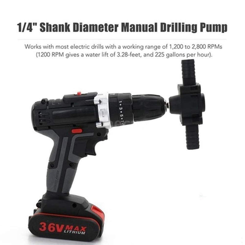 BlueRCKing 1pcs Hand Electric Drill Pump Self Priming Water Transfer Pump Small Household Pump - NewNest Australia