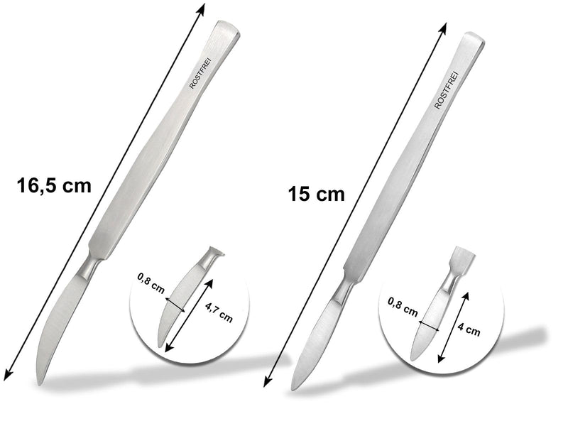 Callus Scraper Feet 6-Piece Set Dull Scalpels Professional Cream Scraper Spatula Stainless Steel Callus Remover Foot Care Scraper For Gentle Removal Of Callus For Pedicure Callus Removal - NewNest Australia