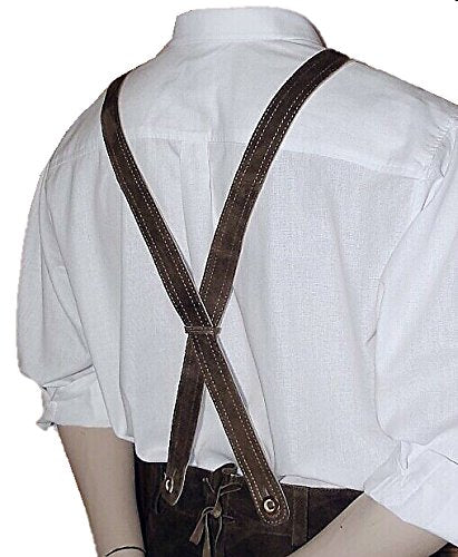 Trachten Mayr,Braces Leather Braces For Leather Trousers Bridge Braces Costume Braces Embroidery Costume Braces Leather H-Shape Embroidered Detachable Braces Suspenders - NewNest Australia