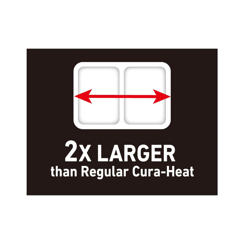 Cura-Heat Back Pain MAX Size Direct-to-Skin, Pack of 2 & Cura-Heat Back and Shoulder Pain Heat patche | 7 Patches | Targeted Pain Relief | Pain Relief up to 24h | Penetrating Heat Action - NewNest Australia