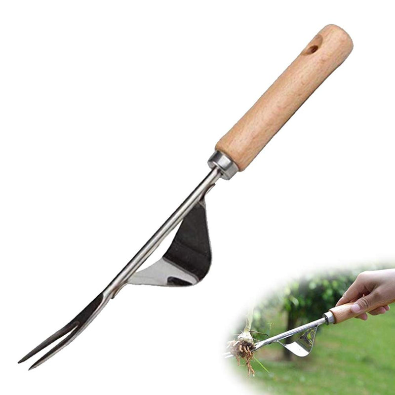 Creatsnow Stainless Manual Weed Puller Bend-Proof,Garden Hand Weeder Manual Weed Puller,Weeding Tool Bend-Proof Premium Gardening Tool for Easy Weed Removal and Deeper Digging Style 1 - NewNest Australia