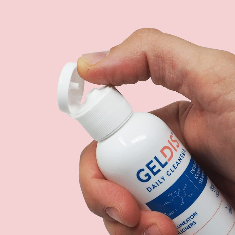 Geldis Daily Cleanser - Braces Cleaner, Denture Cleaner, Dental Splint Cleaning, Daily Cleaning Gel For The Hygiene Of - Transparent Masks, Braces (100 Ml - 1 Piece) 100 Ml - 1 Piece - NewNest Australia
