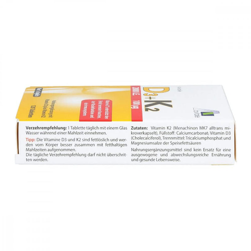 D3+K2 2000 IU+100 µg tablets 120 pcs - NewNest Australia