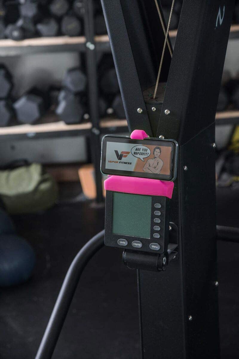 Phone Holder Made for PM5 Monitors of Concept 2 Rower, SkiErg and BikeErg - Silicone Smartphone Cradle Compatible with Concept 2 Rowing Machine. Ideal Rower Accessories pink - NewNest Australia