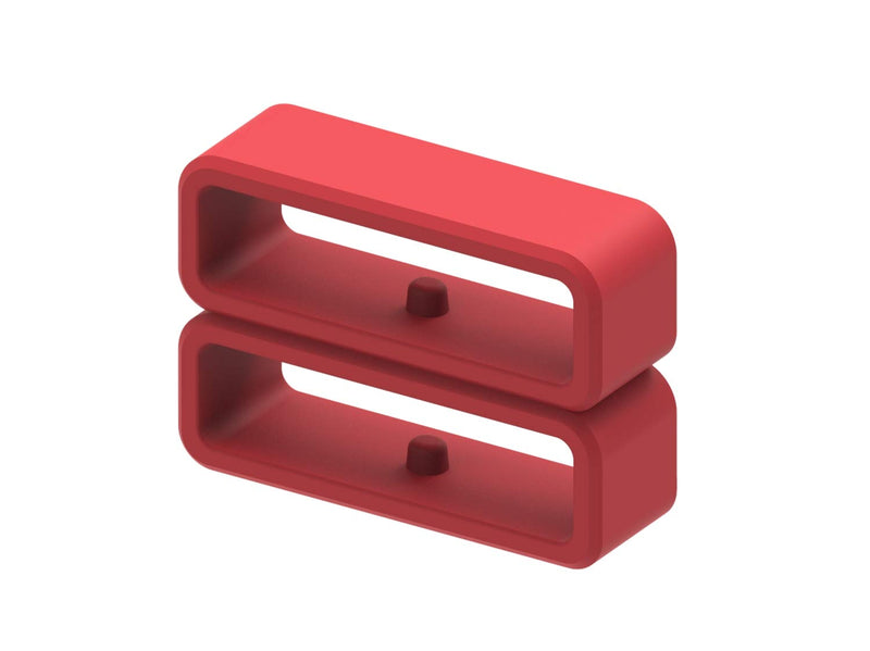 Fastener Rings Compatible with Garmin Forerunner 935 945 Bands Silicone Connector Security Loop Keepers Ring for Forerunner 935 Replacement Band (6-Black+Red) 6-Black+Red - NewNest Australia