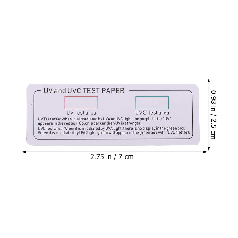 iplusmile UV Test Card UVC Test Strips for UVA UVB Device Phone Cleaner Hand Light Stick and Other Devices (Pack of 10) - NewNest Australia