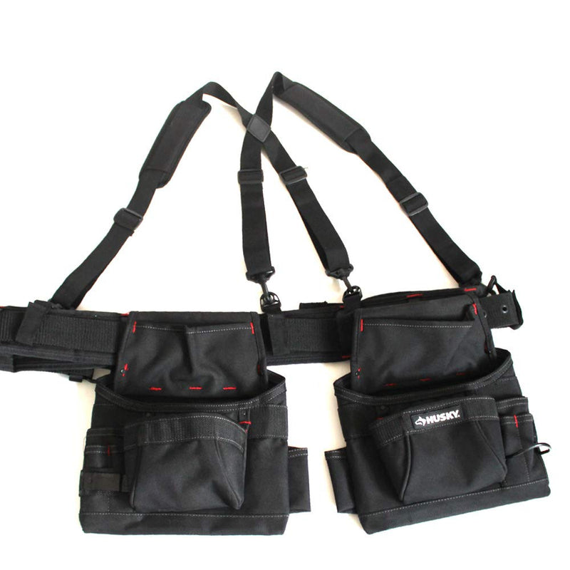 MeloTough Tactical Suspenders ,Police Suspenders for Duty Belt Belt with Padded Adjustable Shoulder Tactical Suspender Black Color - NewNest Australia
