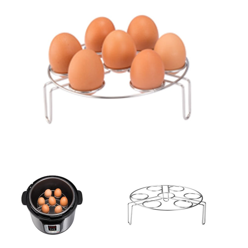 HapWay Stainless Steel Steamer Basket with Egg Steam Rack Trivet Compatible with Instant Pot 5,6 qt Electric Pressure Cooker - NewNest Australia