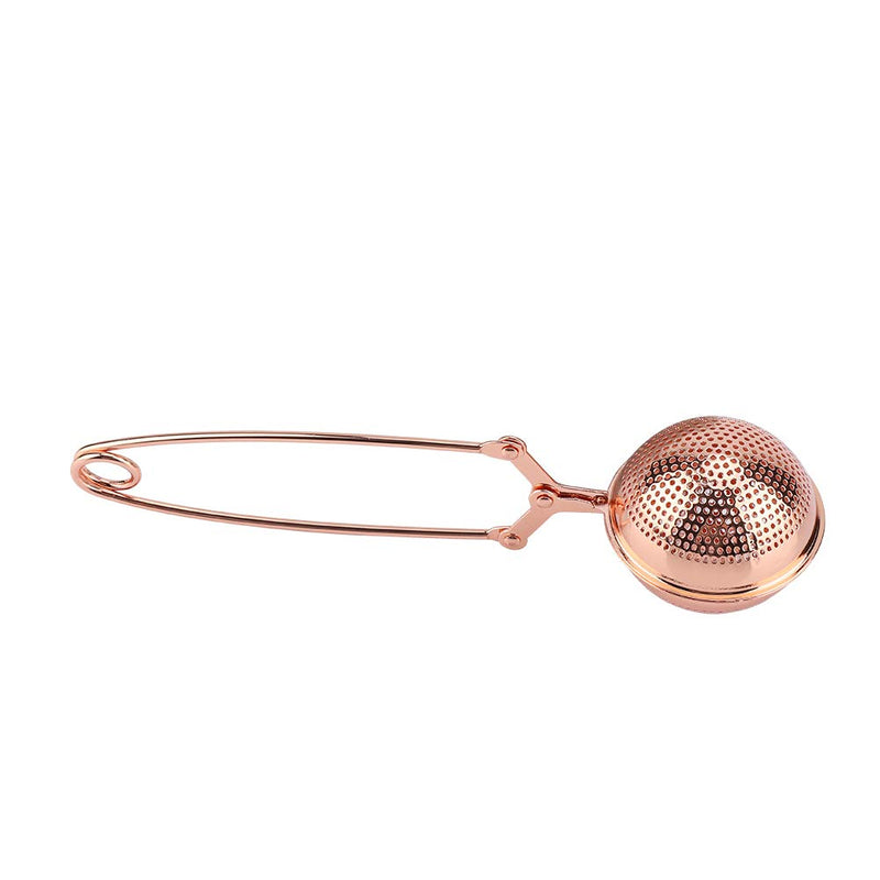 Zerodis Tea Infuser,5.5CM Stainless Steel Rose Gold Ball Shape Tea Strainer Reusable Loose Leaf Tea Leak with Handle Teapot Filter Filtered Herbs and Spices - NewNest Australia