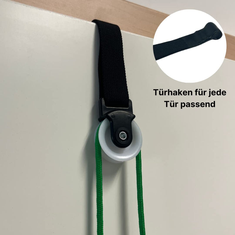 Atc Handels Gmbh Shoulder Trainer Pulley, Shoulder Rope Pulley Set, Shoulder Trainer Pulley Rope Gymnastics Including Handles And Attachment Rehabilitation, Physiotherapy, Shoulder Movement Door - NewNest Australia