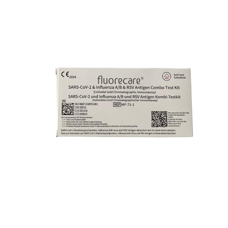 fluorecare® SARS-CoV-2, Influenza A/B & RSV combo rapid test - NewNest Australia
