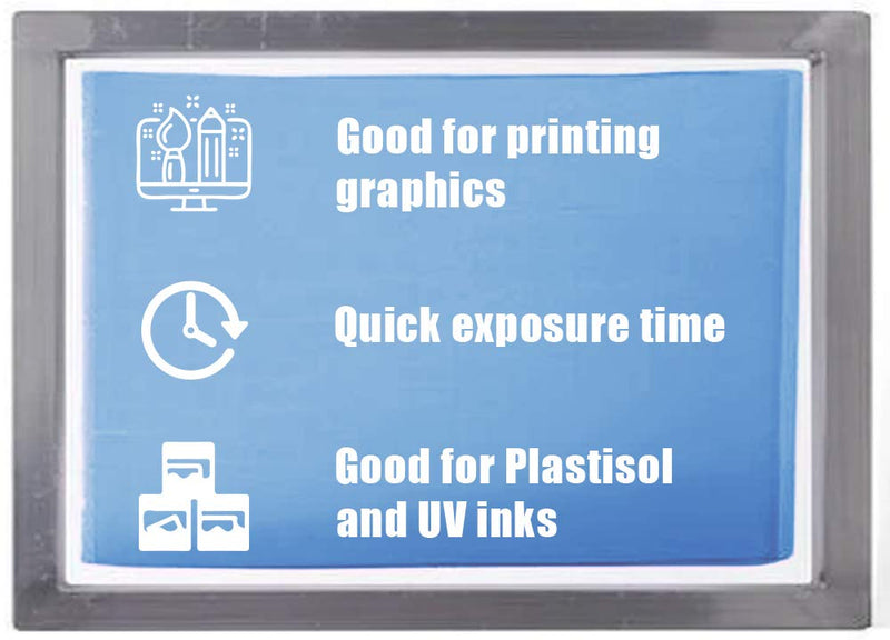 Ecotex DC Blue Textile Dual Cure Screen Printing Emulsion Pint - 16 oz. Pint - 16 oz. - NewNest Australia