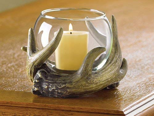 NewNest Australia - Rustic Antler Candleholder - Style 38444 