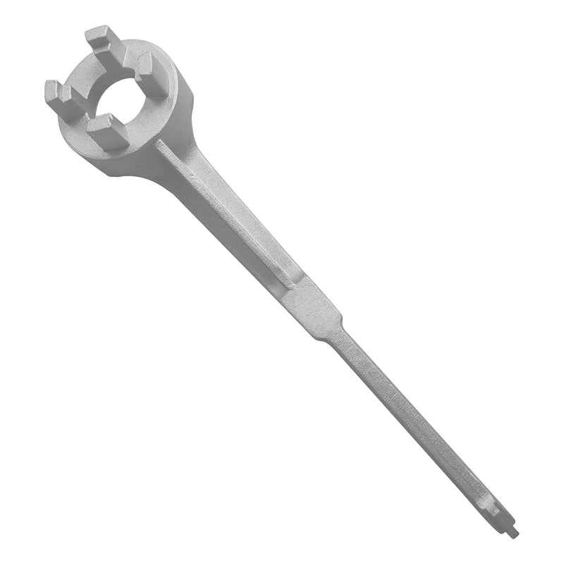 NACHEE Aluminum Drum Wrench, Drum Plug Bung Wrench for Opening 10 15 20 30 50 55 Gallon Drum, Fits 2 in and 3/4 in Bung Caps - NewNest Australia