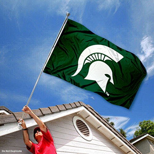 Michigan State Spartans MSU Sparty University Large College Flag - NewNest Australia