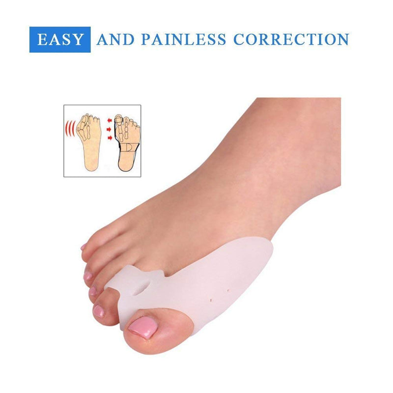 Pair of Best Gel Toe Separators Protector By Pedimend, Separation of Three-hole Toe Orthosis for Dancers,Yogis & Athletes,Treatment for Bunions Relief, Hammer Toe, Hallux Valgus - NewNest Australia