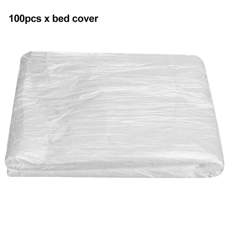 BHAIR5 100pcs Spa Bed Sheets Disposable Massage Table Sheet,Couch Cover For Massage Tables Bed Treatment Waxing Protection,Waterproof,Oil Resistant 90x175cm - NewNest Australia
