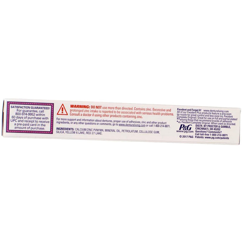 Fixodent Plus Denture Adhesive Cream Gum Care - 2 oz, Pack of 6 - NewNest Australia