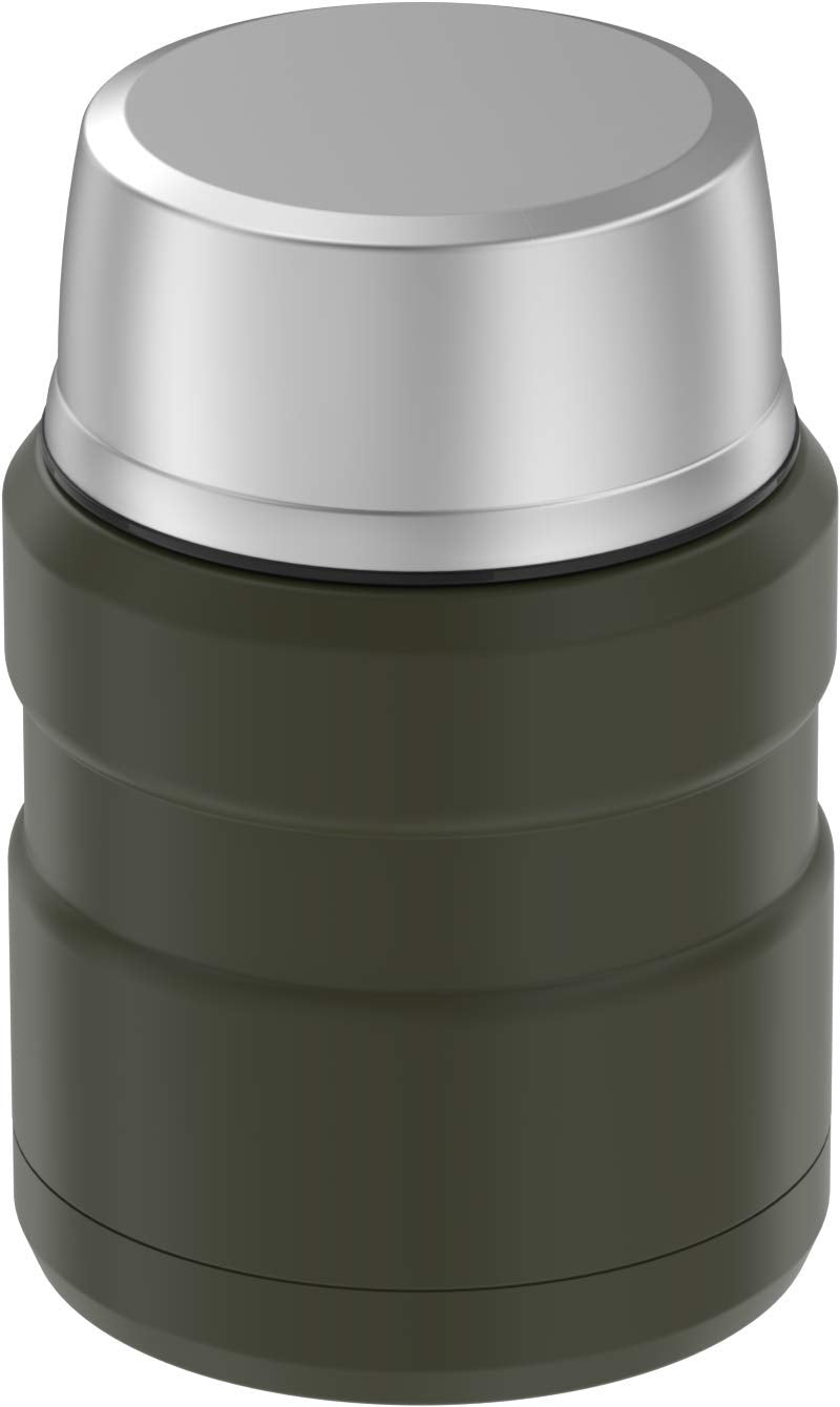 NewNest Australia - Thermos Stainless King 16 Ounce Food Jar with Folding Spoon, Army Green 