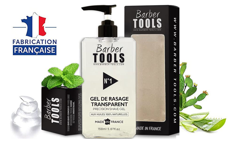 ✮ BARBER TOOLS ✮ Transparent shaving gel 150 ml - for a precise shave of the beard contours (visibility, lubrication and maximum protection) Brown 150 ml (pack of 1) - NewNest Australia