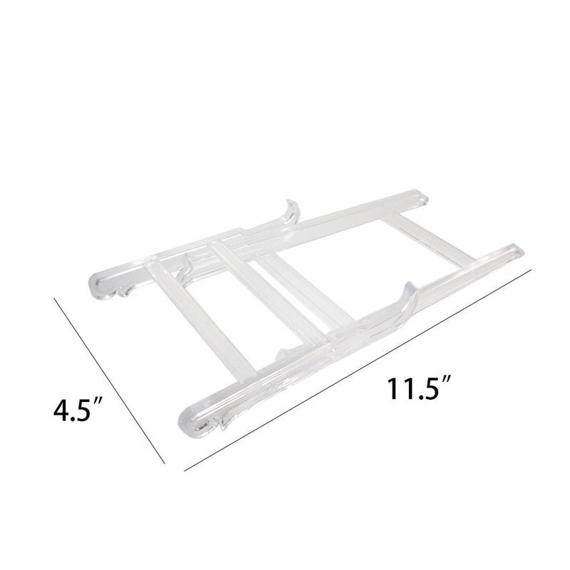 NewNest Australia - LIONWEI LIONWELI Large Plate Stand Holder Picture Frame Stand Easel Display Stand Clear 