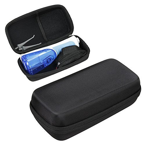 For Waterpik Waterflosser Cordless PLUS Professional Water Flosser Nano Sonic Toothbrush WP-450 WP-440 Travel Hard EVA Protective Case Carrying Pouch Cover Bag by Hermitshell Black - NewNest Australia