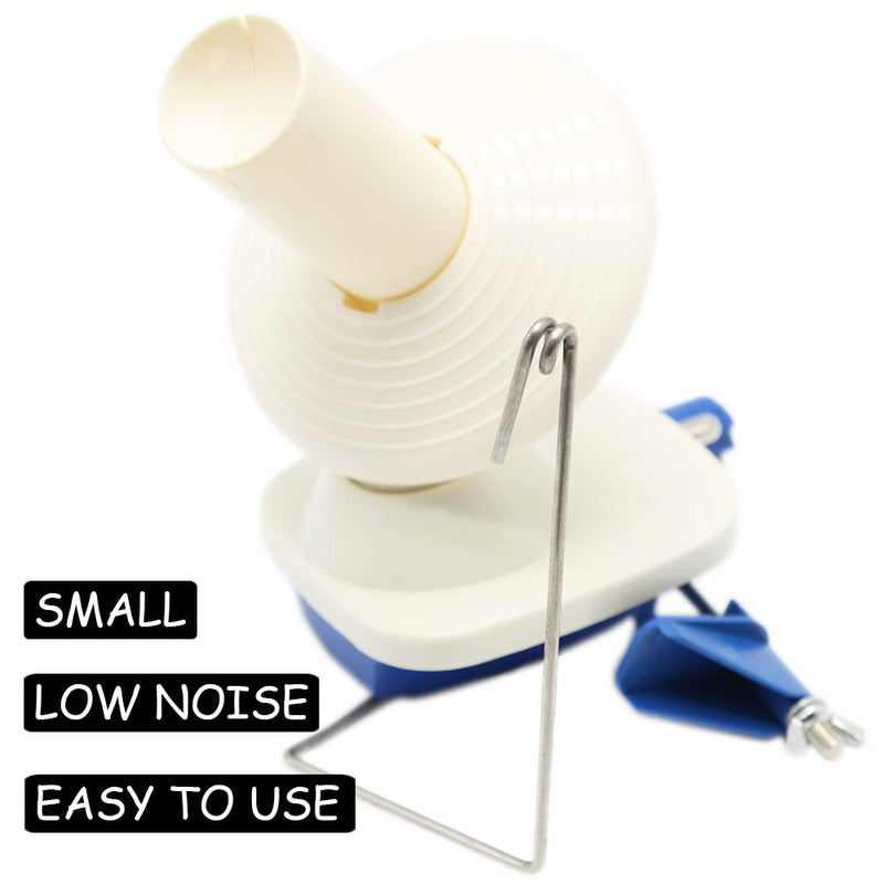 LAMXD Needlecraft Yarn Ball Winder Hand Operated,Capacity 4-Ounce,Blue,Portable Package,Easy to Set Up and Use,Sturdy with Metal Handle and Tabletop Clamp,Including 8 Sizes Crochet Hooks Set Blue - NewNest Australia