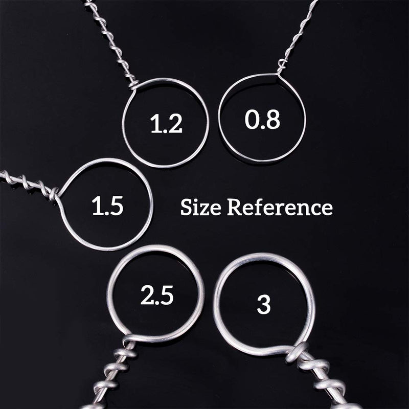 BENECREAT 9 Gauge 55FT Tarnish Resistant Jewelry Craft Wire Bendable Aluminum Sculpting Metal Wire for Jewelry Craft Beading Work - Primary Color, 3mm 9 Gauge (3mm) - NewNest Australia