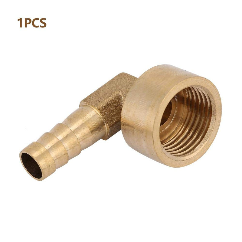 Hose Barb Elbow Female Thread Brass Pipe Fittings Brass Fittings G1/2 Adapter Fitting Hose Barb Coupling(4 points within 10) 4 points within 10 - NewNest Australia
